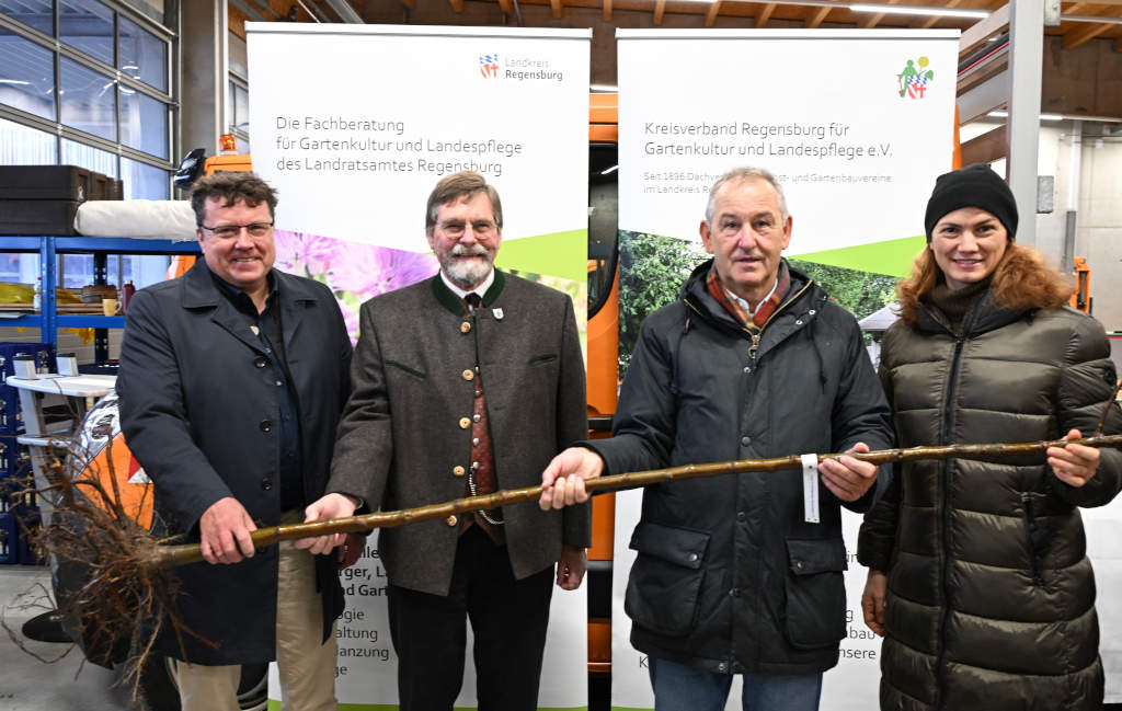 v.l. Georg Guggenberger, Wolfram Vaitl, Ludwig Artinger und Tanja Schweiger