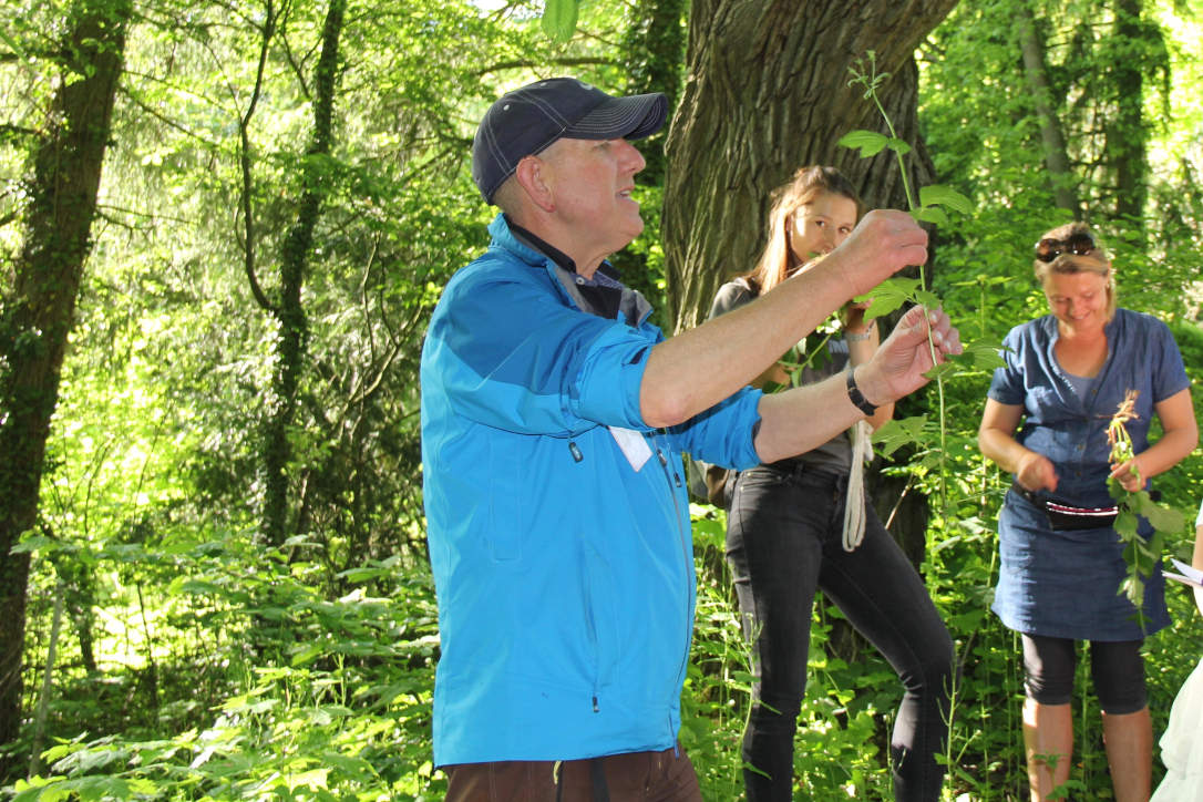Hansjörg Hauser gibt sein botanisches Wissen weiter